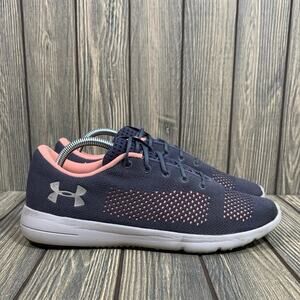 Under Armour Women Rapid Running Jogging Shoes Sneaker Mesh Gray Pink Size 11